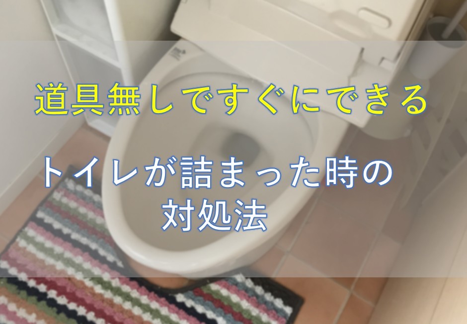 【スッポンがなくても大丈夫】道具なしでできるトイレのつまりの直し方 ライフレシピ